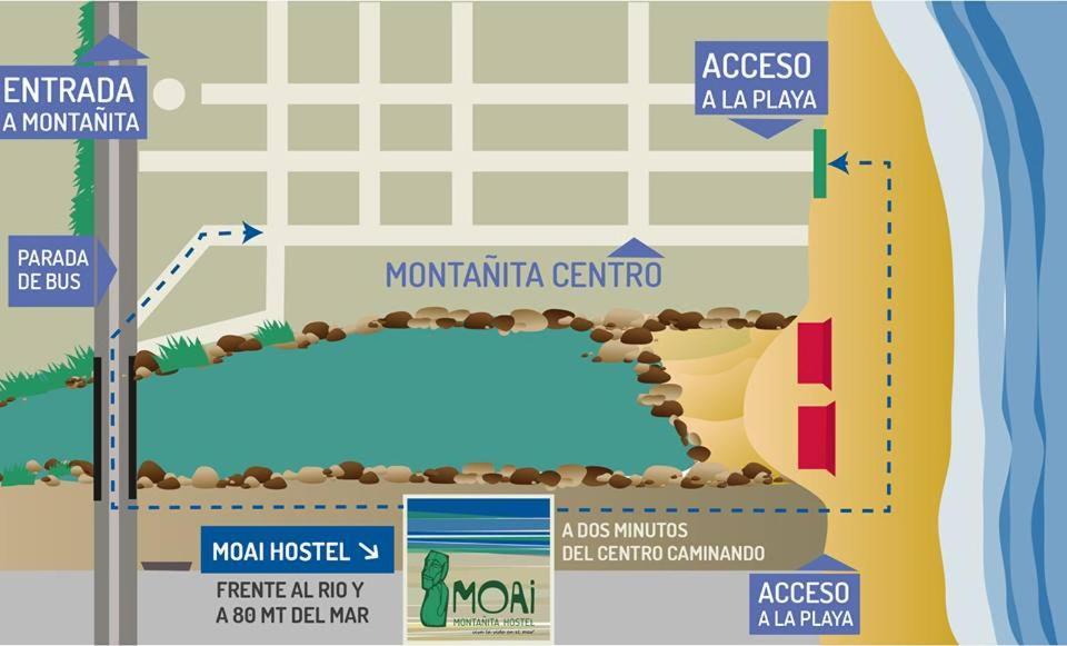 Hostal Moai Montañita Esterno foto